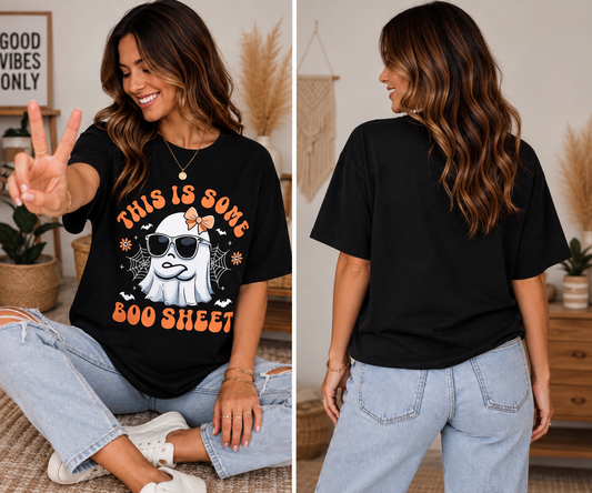 Boo Sheet Halloween Graphic Tee