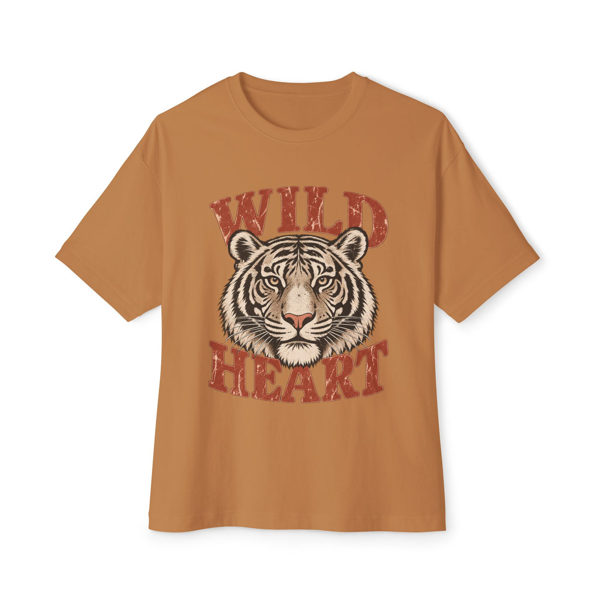 Wild Heart Tiger Oversized Tee