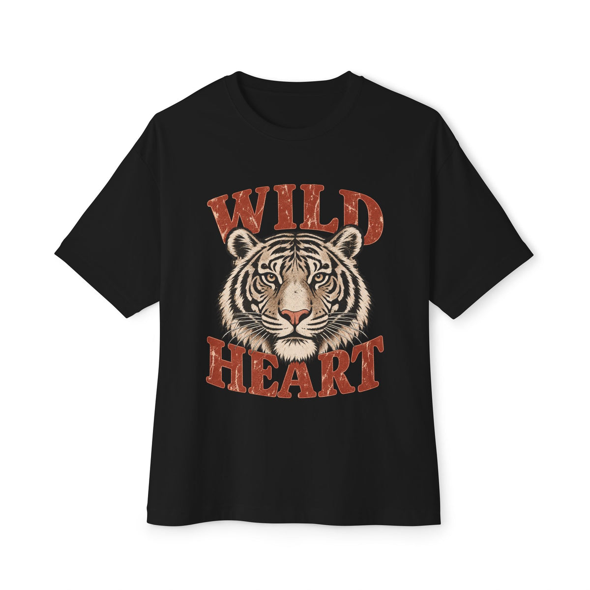 Wild Heart Tiger Oversized Tee
