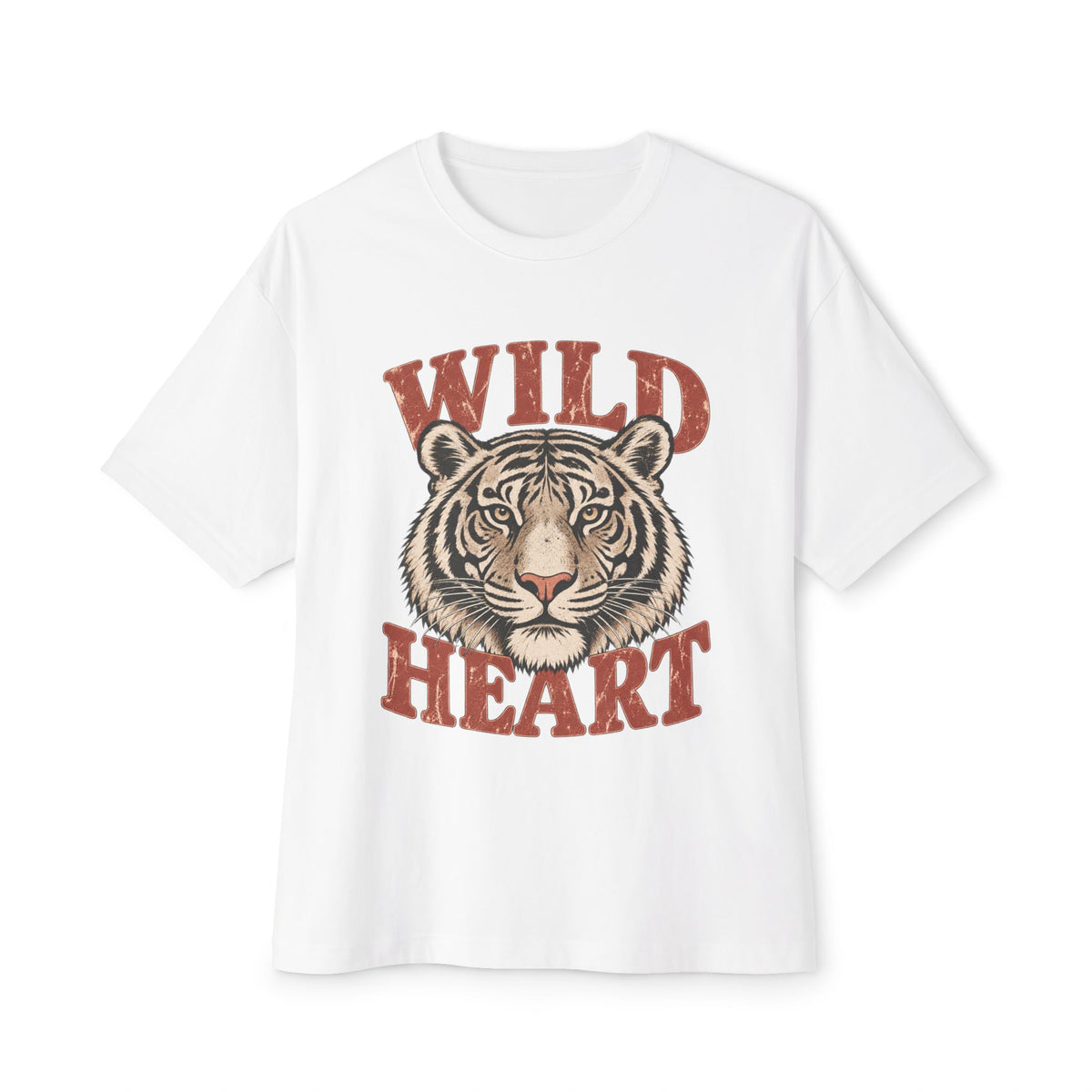 Wild Heart Tiger Oversized Tee