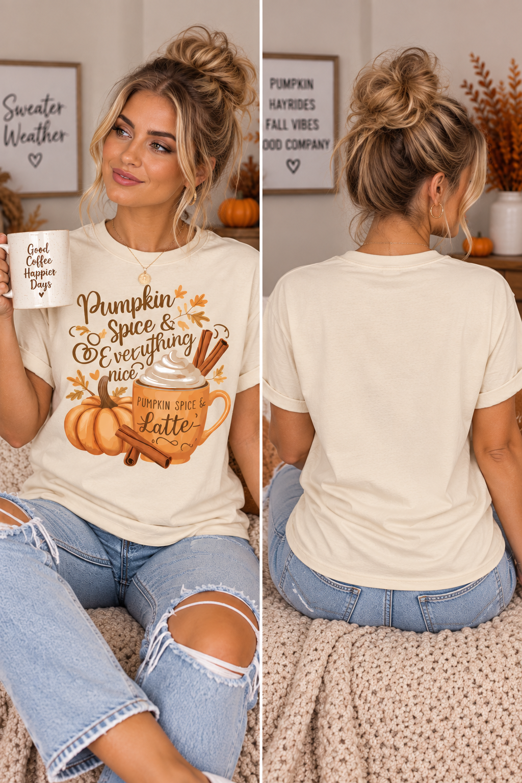 Pumpkin Spice & Everything Nice Graphic Tee